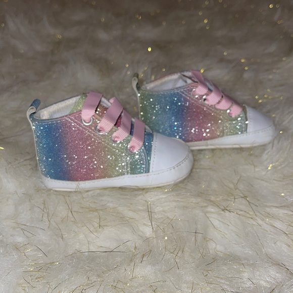 Rising Star | glitter 6 month baby shoes - Picture 7 of 10